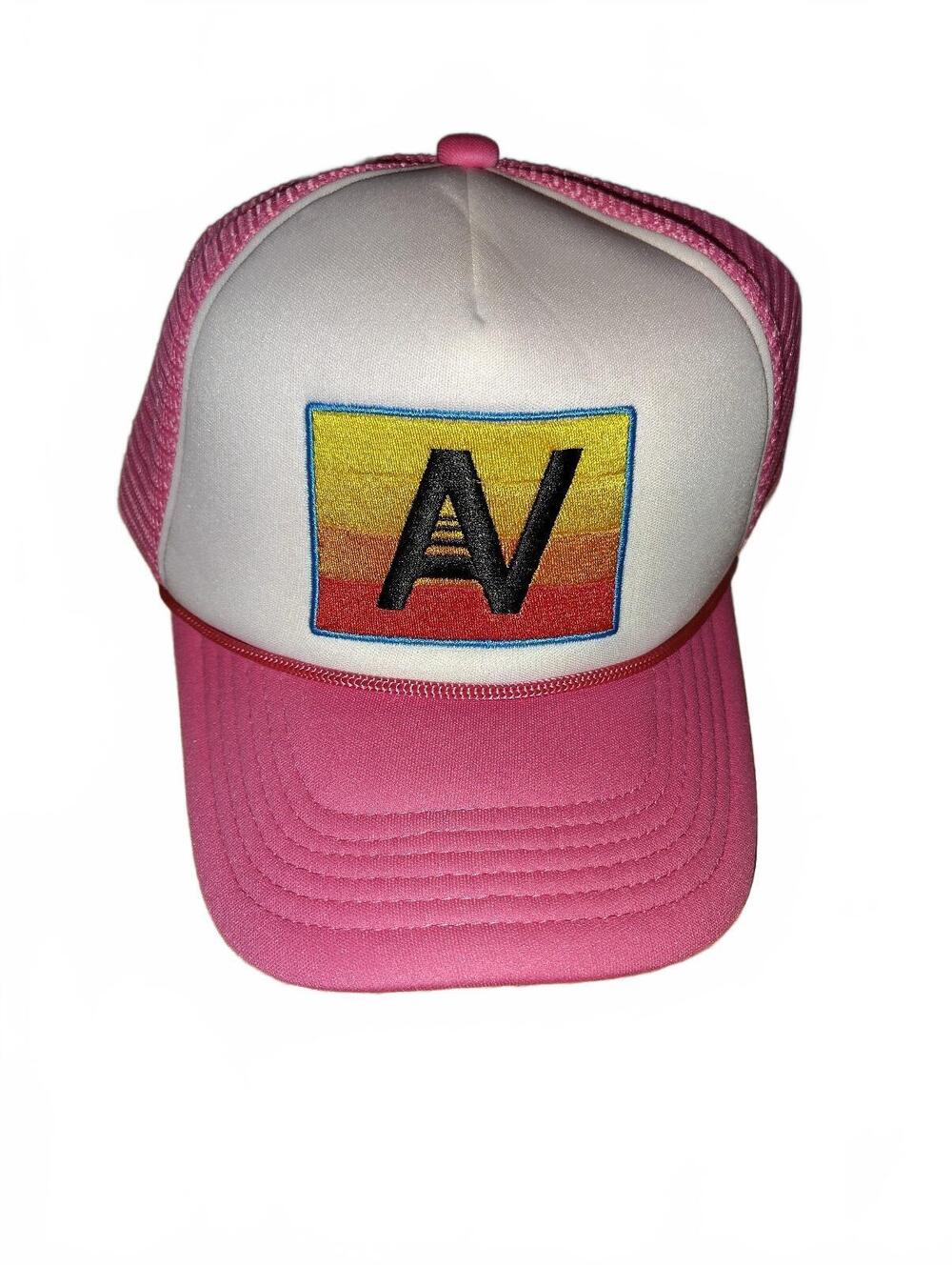 Aviatior Nation AN Rainbow on Vintage Trucker Hat